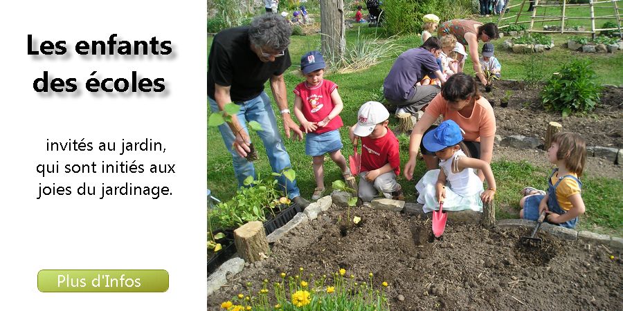 Enfants au jardin de Saffré